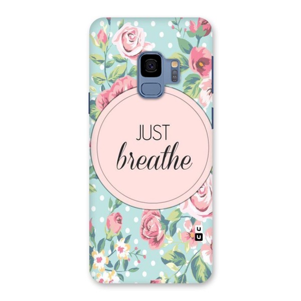 Floral Bloom Back Case for Galaxy S9