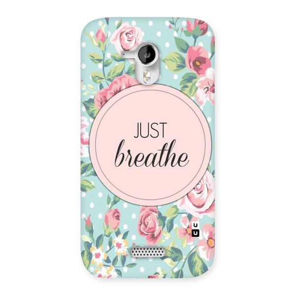 Floral Bloom Back Case for Micromax Canvas HD A116