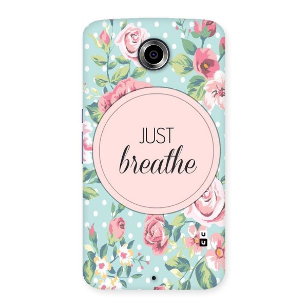 Floral Bloom Back Case for Nexsus 6