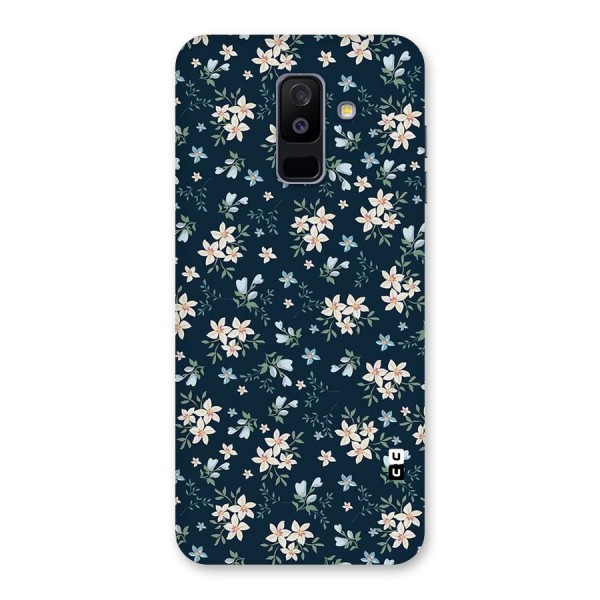 Floral Blue Bloom Back Case for Galaxy A6 Plus