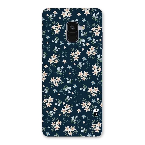Floral Blue Bloom Back Case for Galaxy A8 Plus