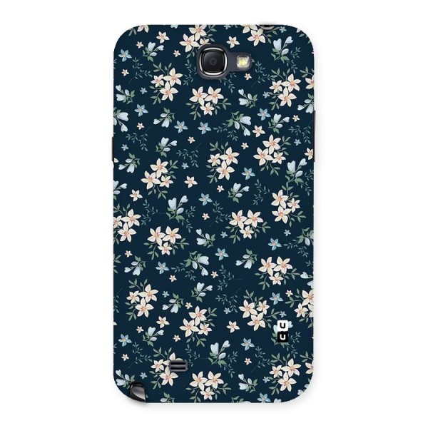 Floral Blue Bloom Back Case for Galaxy Note 2