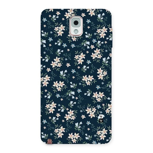 Floral Blue Bloom Back Case for Galaxy Note 3