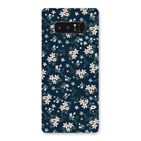 Floral Blue Bloom Back Case for Galaxy Note 8