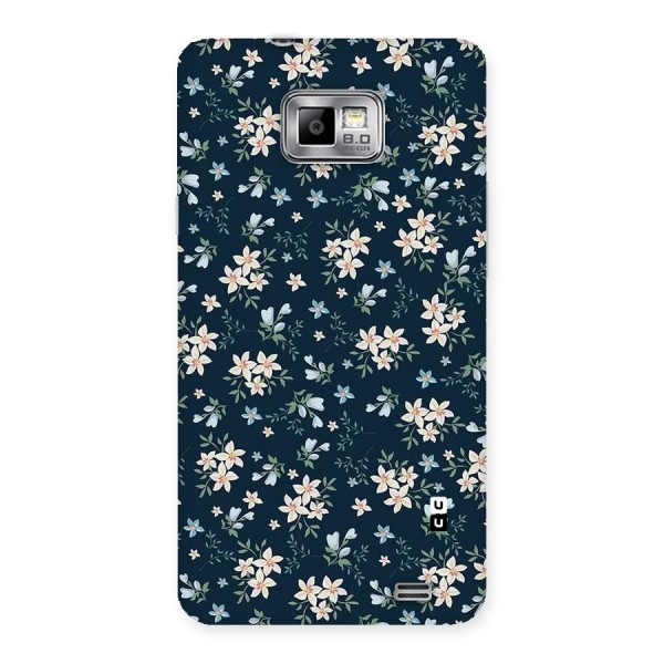 Floral Blue Bloom Back Case for Galaxy S2