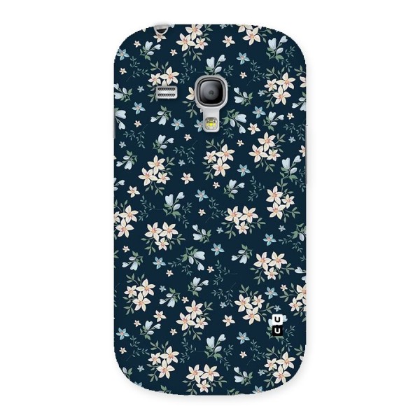 Floral Blue Bloom Back Case for Galaxy S3 Mini
