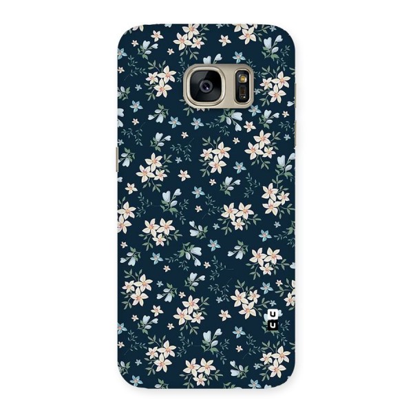 Floral Blue Bloom Back Case for Galaxy S7