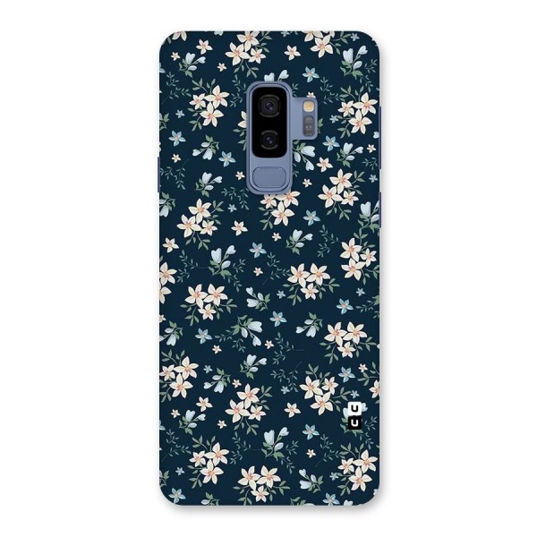 Floral Blue Bloom Back Case for Galaxy S9 Plus