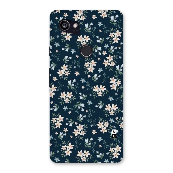 Floral Blue Bloom Back Case for Google Pixel 2 XL