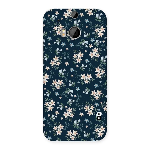 Floral Blue Bloom Back Case for HTC One M8