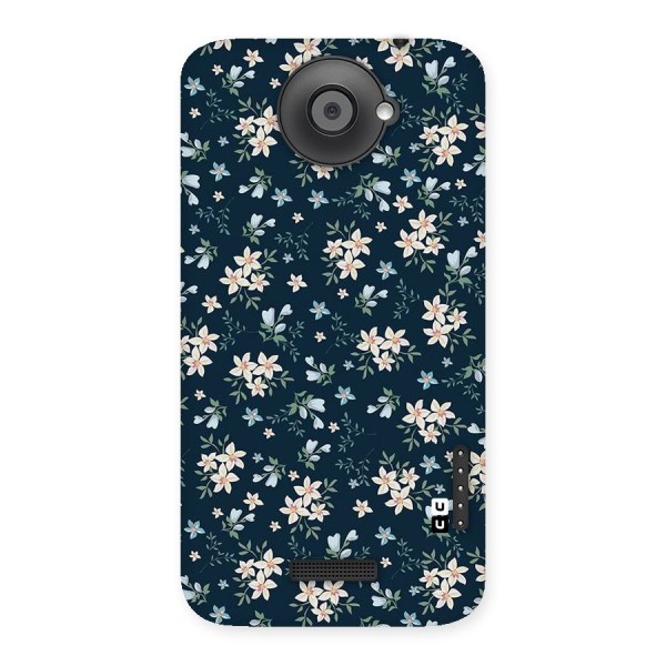 Floral Blue Bloom Back Case for HTC One X