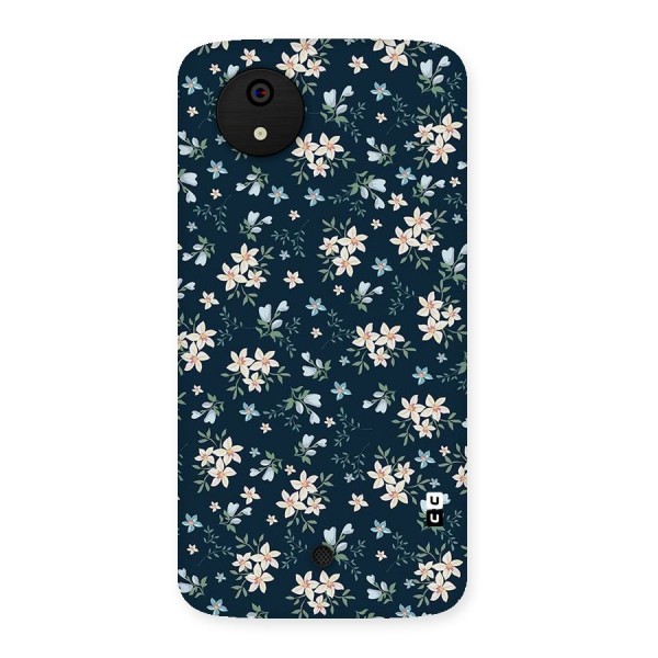 Floral Blue Bloom Back Case for Micromax Canvas A1