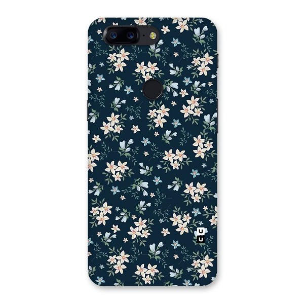 Floral Blue Bloom Back Case for OnePlus 5T