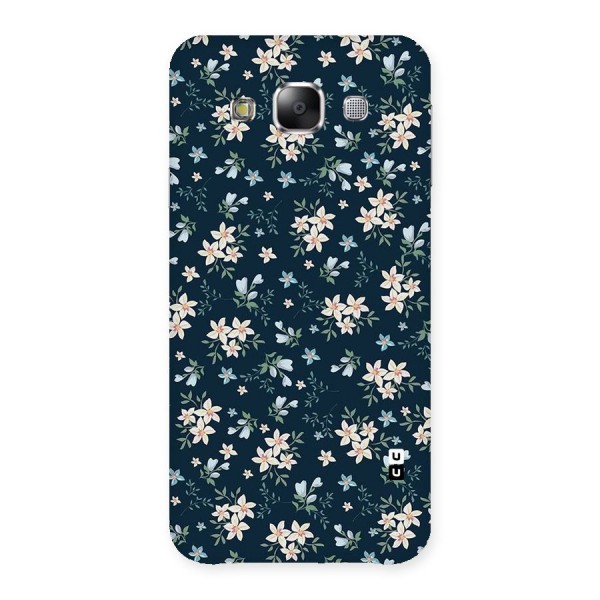 Floral Blue Bloom Back Case for Samsung Galaxy E5
