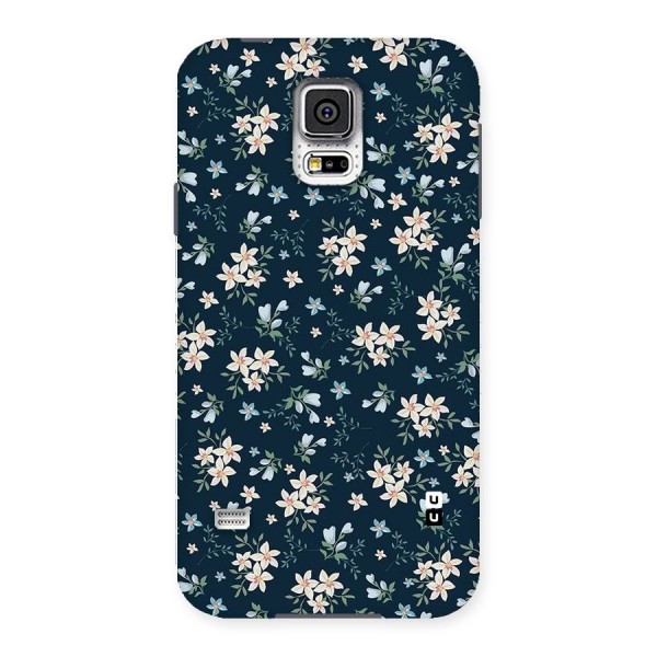 Floral Blue Bloom Back Case for Samsung Galaxy S5