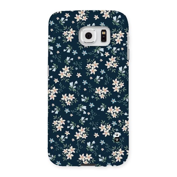Floral Blue Bloom Back Case for Samsung Galaxy S6