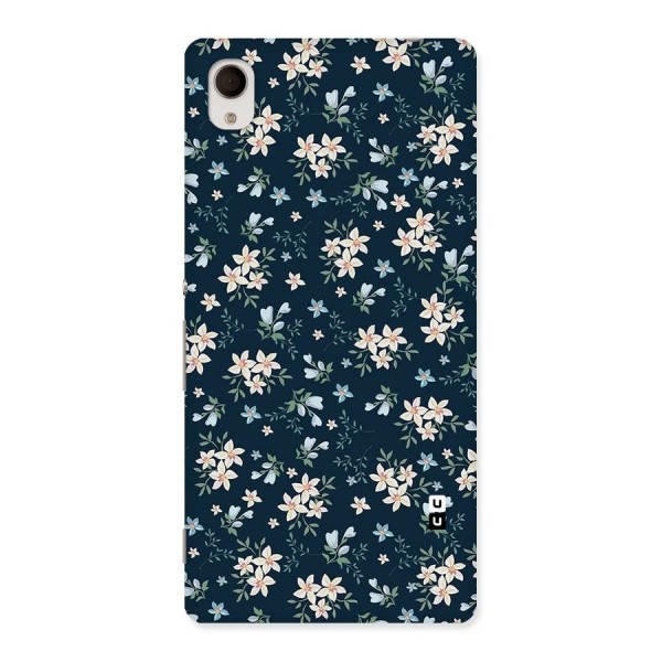 Floral Blue Bloom Back Case for Sony Xperia M4