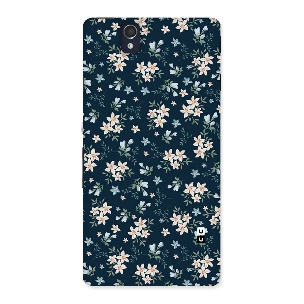 Floral Blue Bloom Back Case for Sony Xperia Z