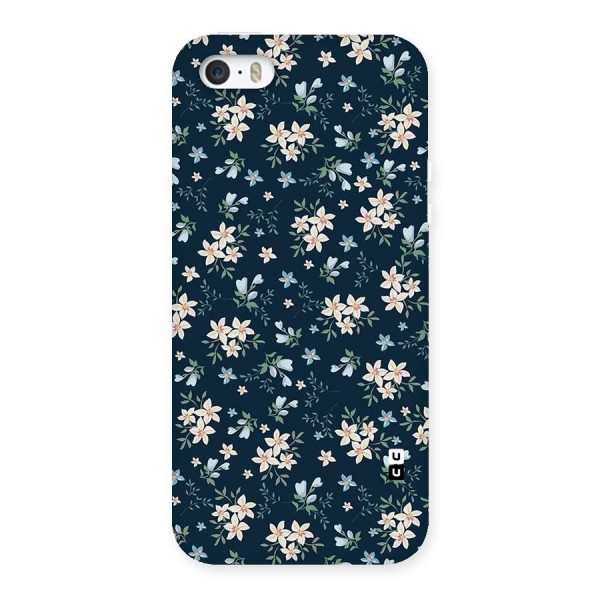 Floral Blue Bloom Back Case for iPhone SE
