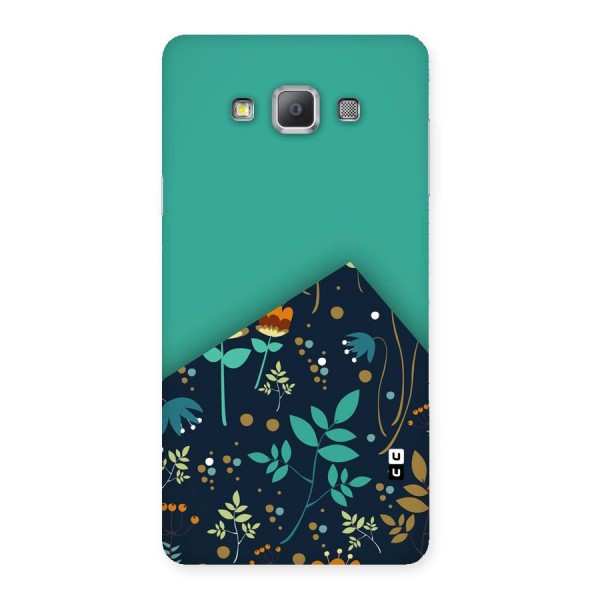 Floral Corner Back Case for Galaxy A7
