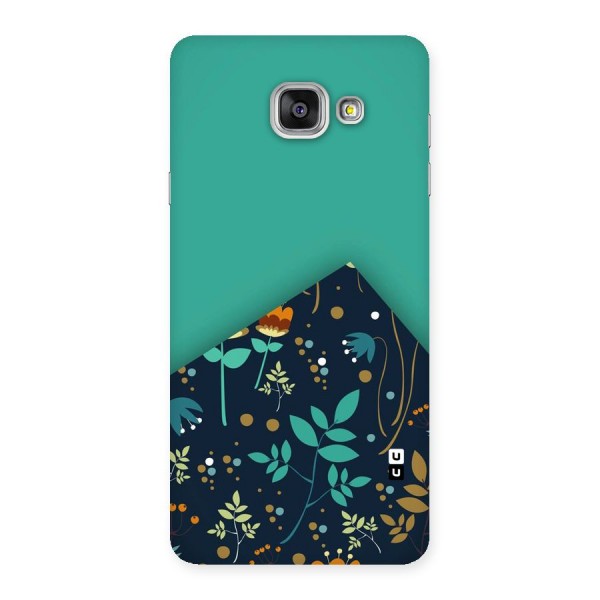 Floral Corner Back Case for Galaxy A7 2016