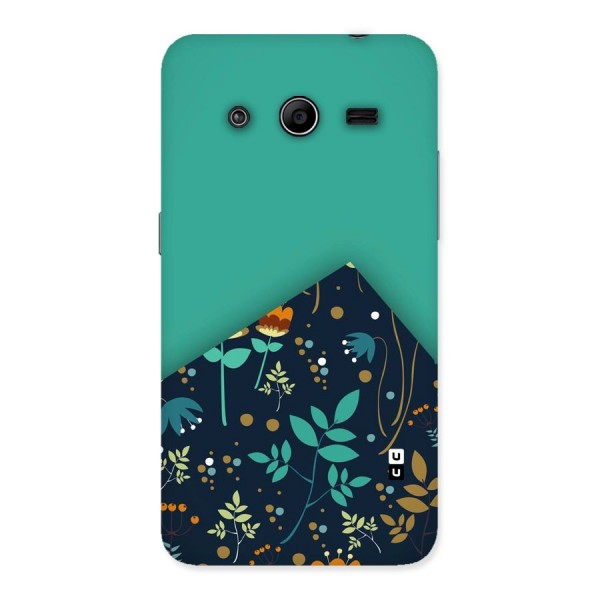 Floral Corner Back Case for Galaxy Core 2