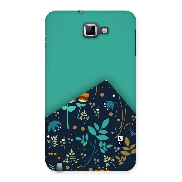 Floral Corner Back Case for Galaxy Note