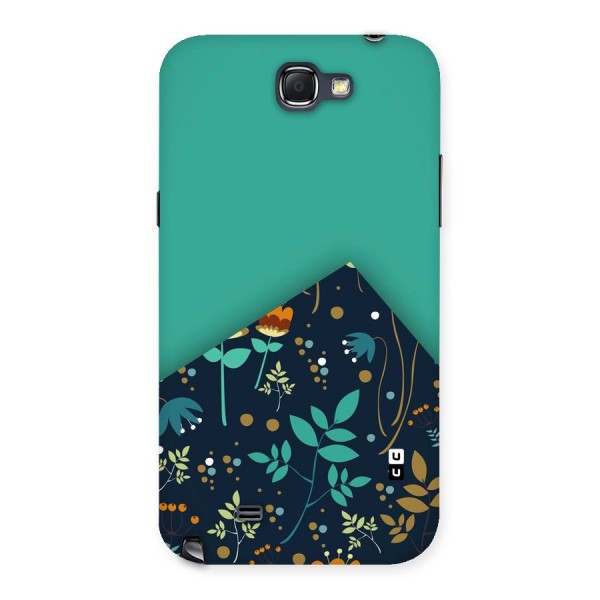 Floral Corner Back Case for Galaxy Note 2