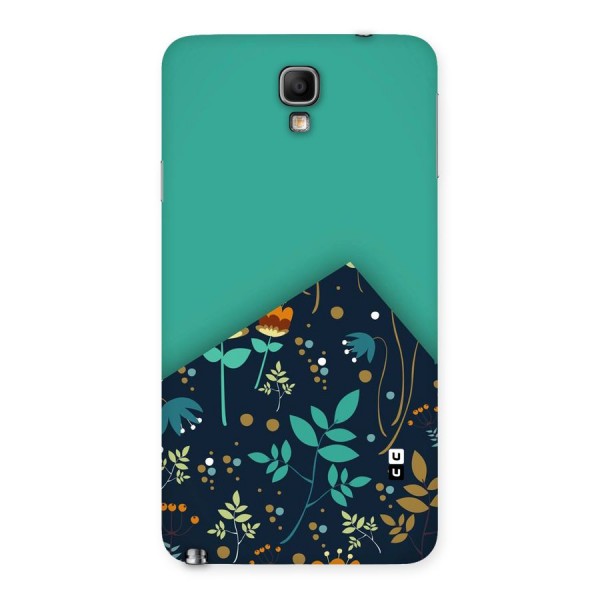 Floral Corner Back Case for Galaxy Note 3 Neo