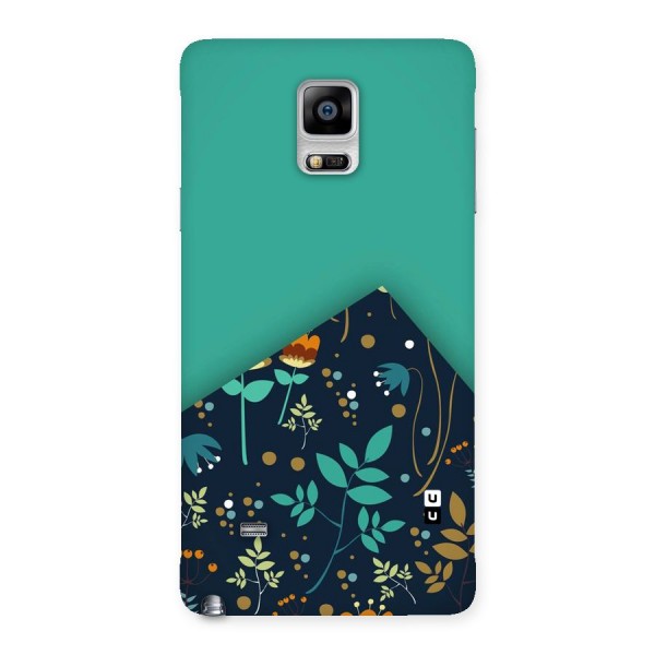 Floral Corner Back Case for Galaxy Note 4