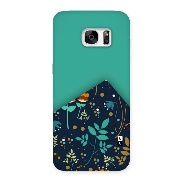 Floral Corner Back Case for Galaxy S7 Edge