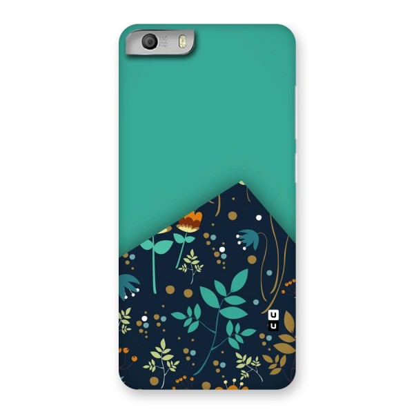 Floral Corner Back Case for Micromax Canvas Knight 2