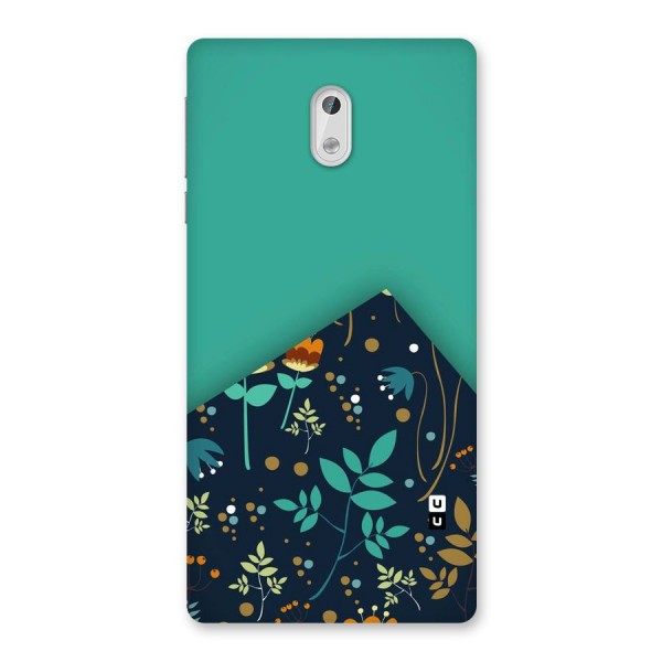 Floral Corner Back Case for Nokia 3