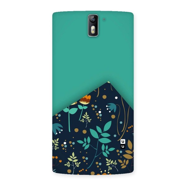 Floral Corner Back Case for One Plus One