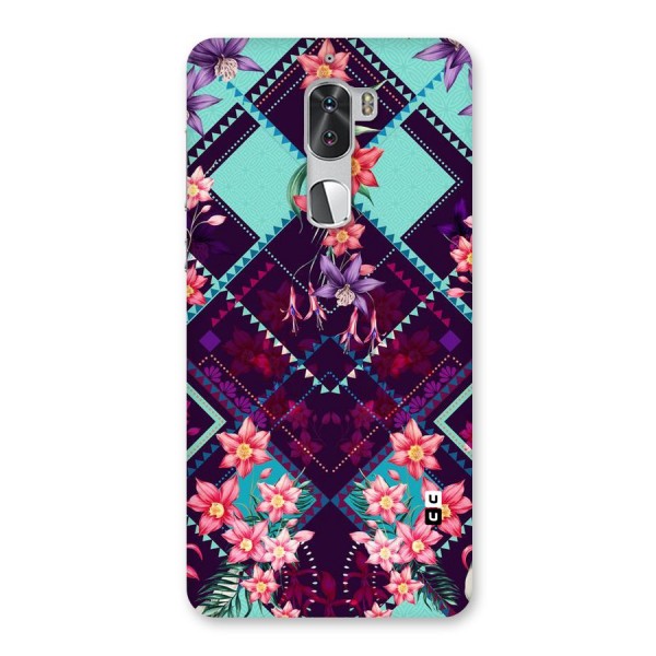 Floral Diamonds Back Case for Coolpad Cool 1