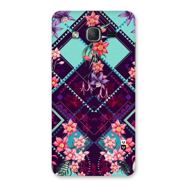 Floral Diamonds Back Case for Galaxy On7 Pro