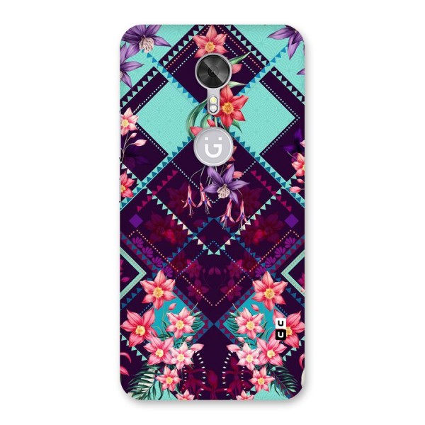 Floral Diamonds Back Case for Gionee A1