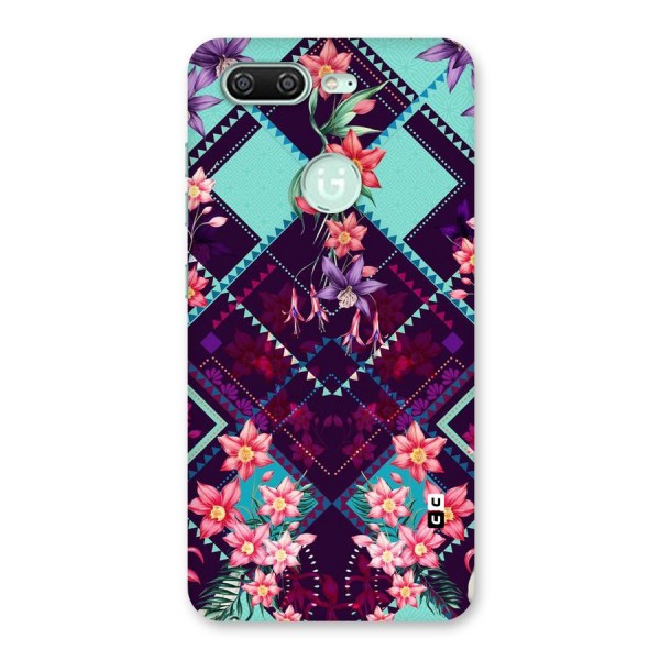 Floral Diamonds Back Case for Gionee S10