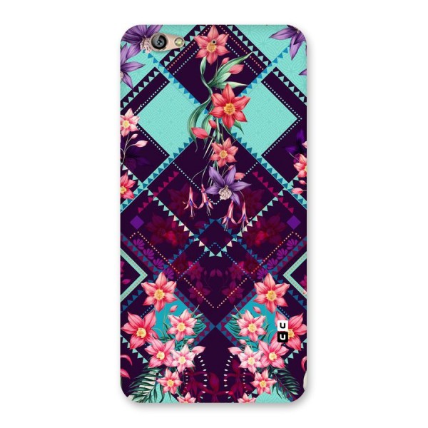 Floral Diamonds Back Case for Gionee S6