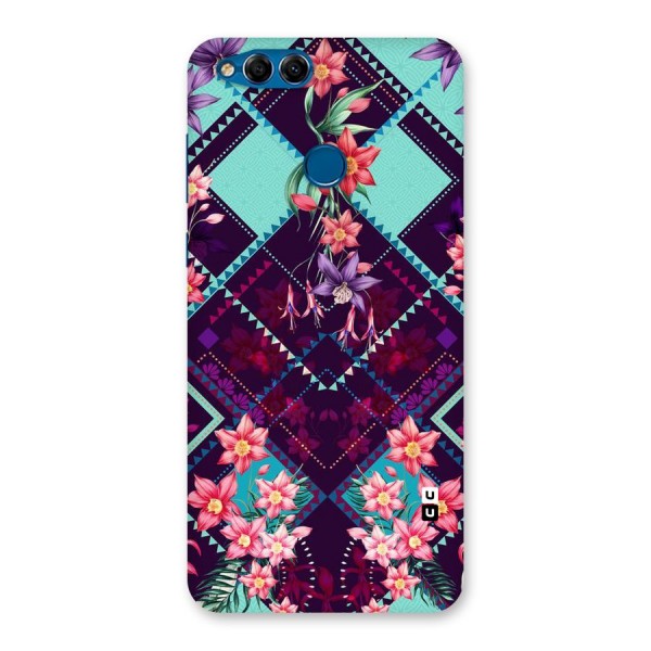 Floral Diamonds Back Case for Honor 7X