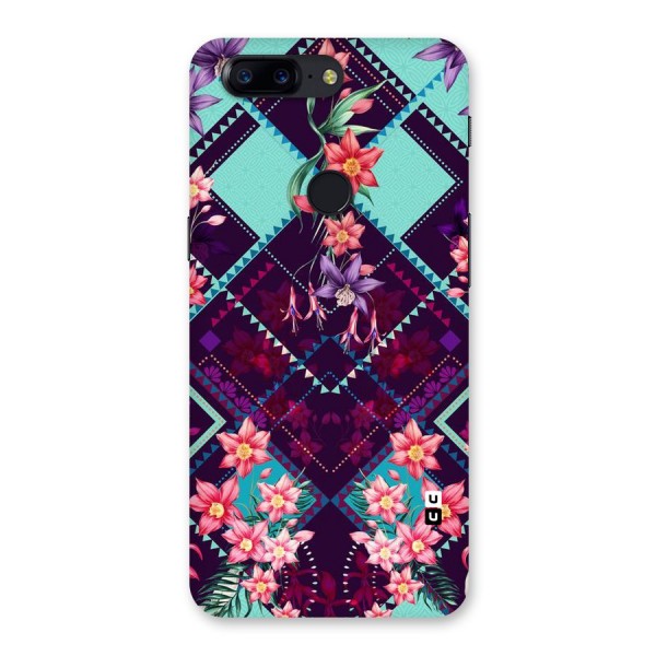 Floral Diamonds Back Case for OnePlus 5T