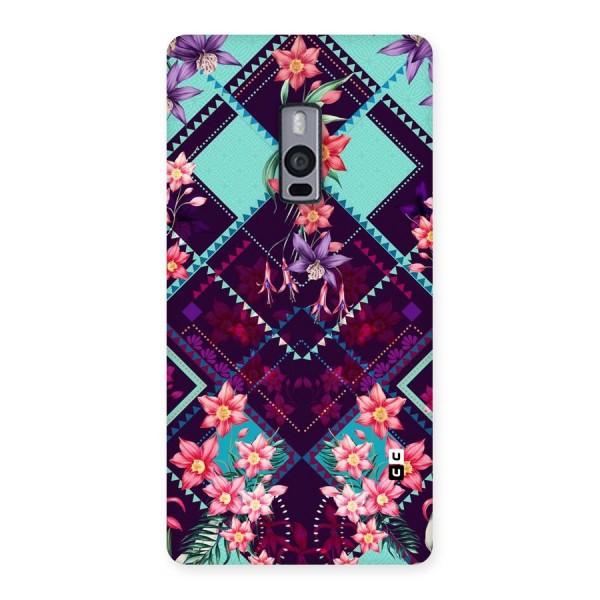 Floral Diamonds Back Case for OnePlus Two