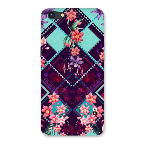 Floral Diamonds Back Case for Oppo A71