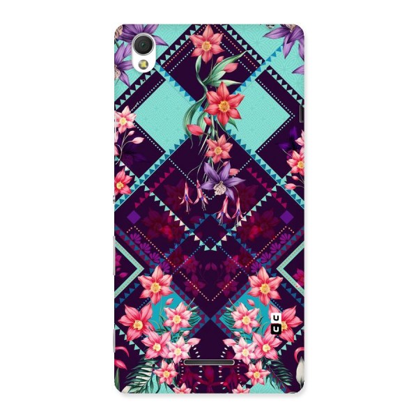 Floral Diamonds Back Case for Sony Xperia T3