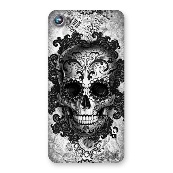 Floral Ghost Back Case for Micromax Canvas Fire 4 A107
