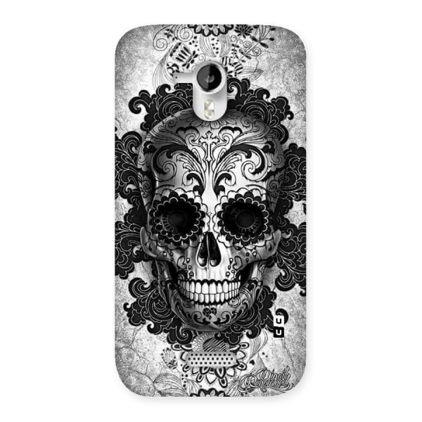 Floral Ghost Back Case for Micromax Canvas HD A116