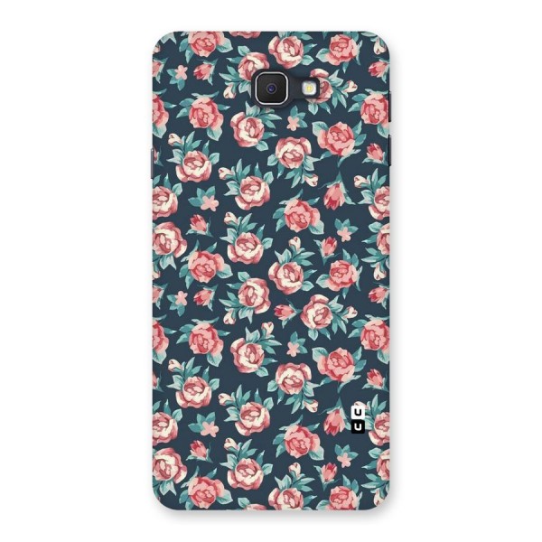 Floral Navy Bloom Back Case for Samsung Galaxy J7 Prime