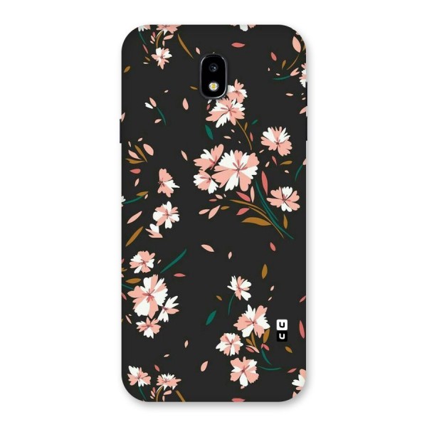 Floral Petals Peach Back Case for Galaxy J7 Pro