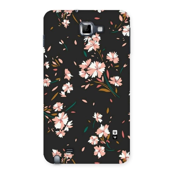 Floral Petals Peach Back Case for Galaxy Note