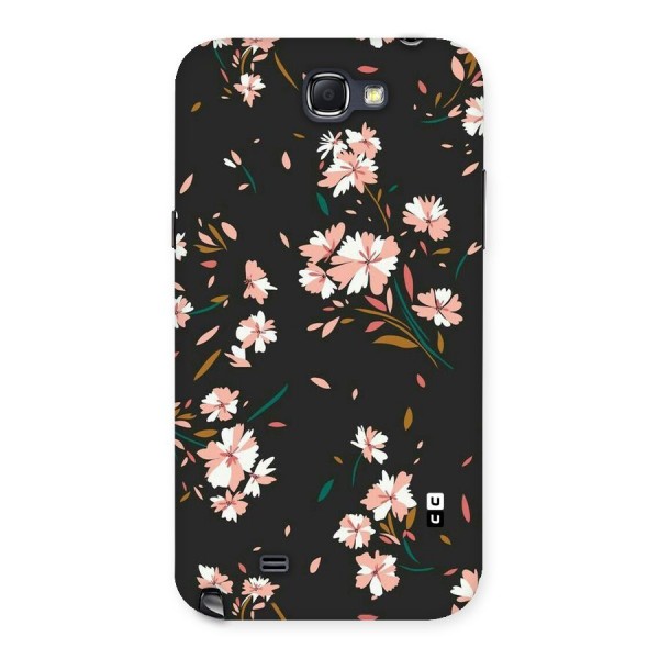 Floral Petals Peach Back Case for Galaxy Note 2